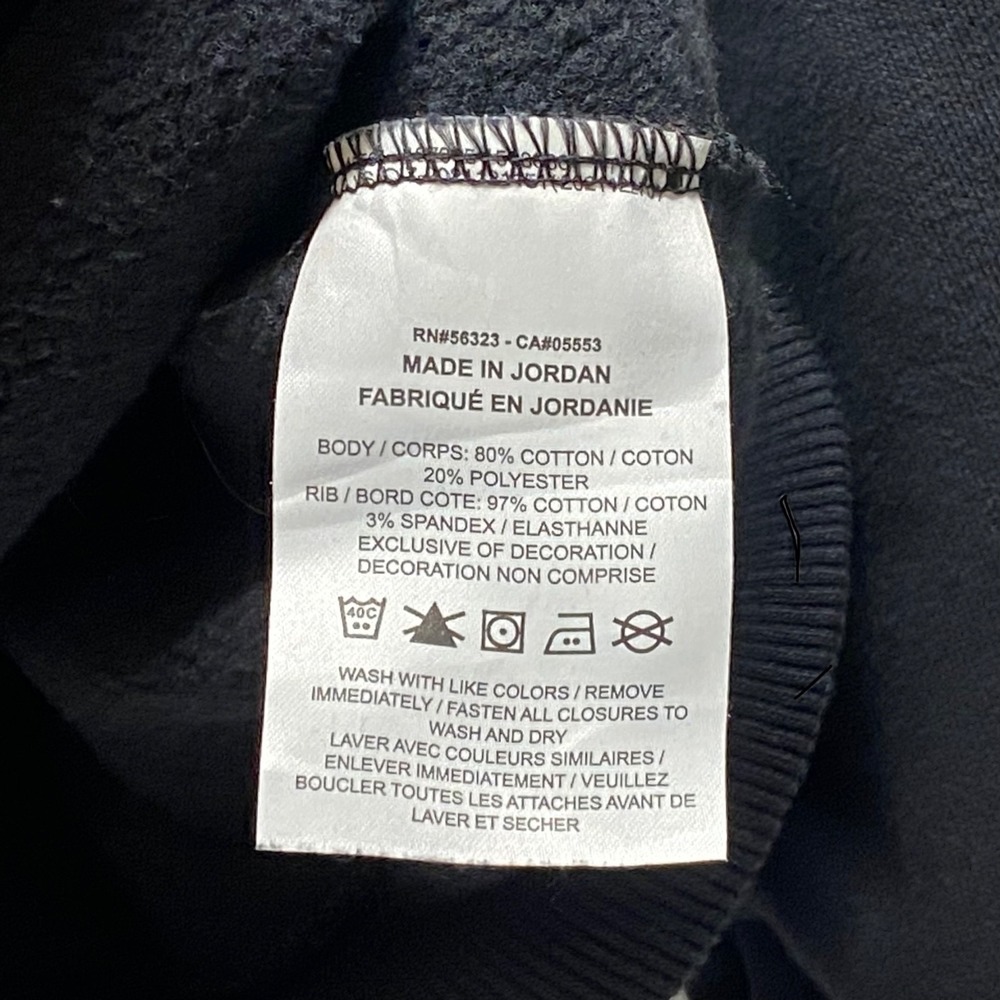 Nike Cropped 1/2 Zip Fleece Women's Large Black Logo Activewear Sweatshirt READ - Picture 8 of 12